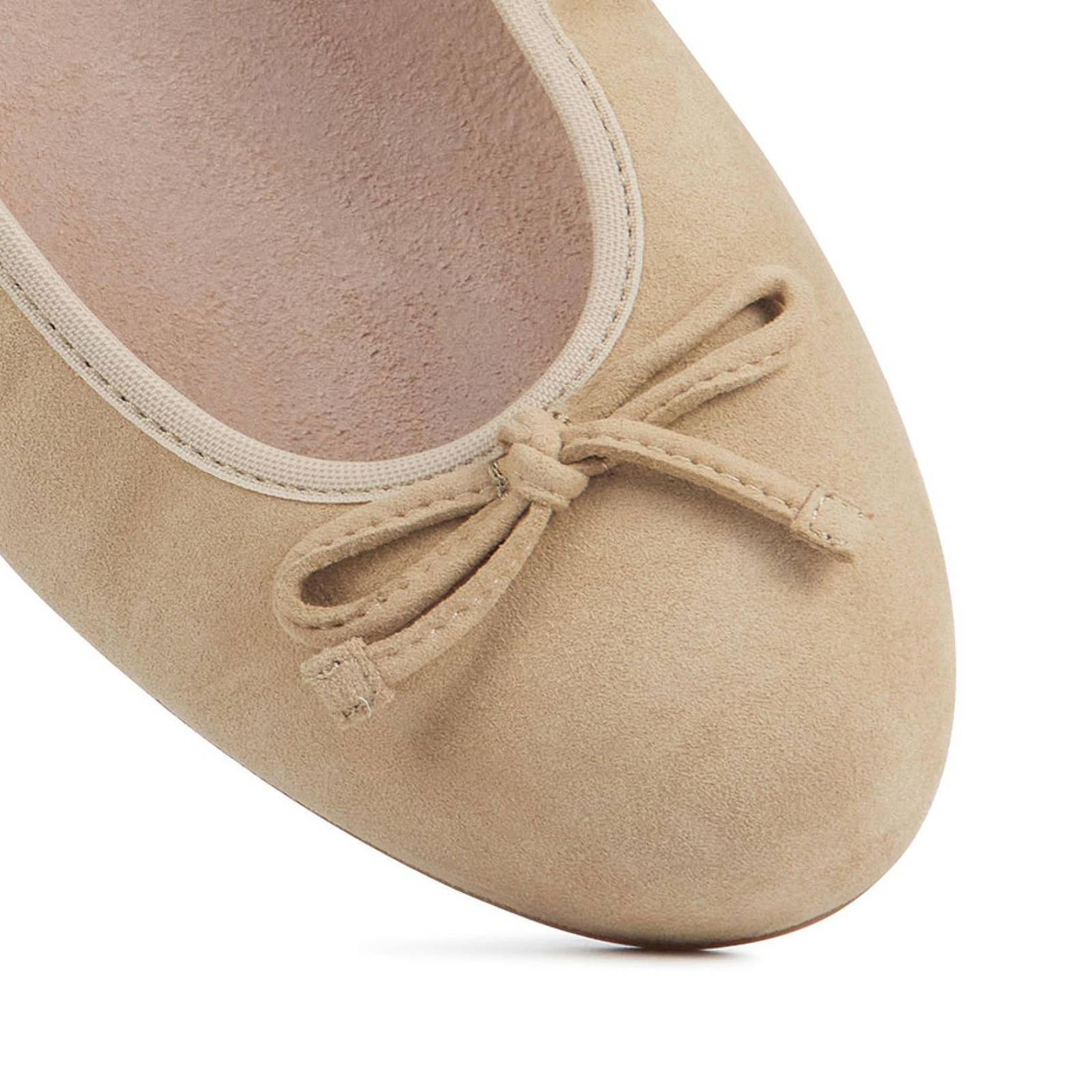 Unisa Acor suède ballerina's beige | wehkamp