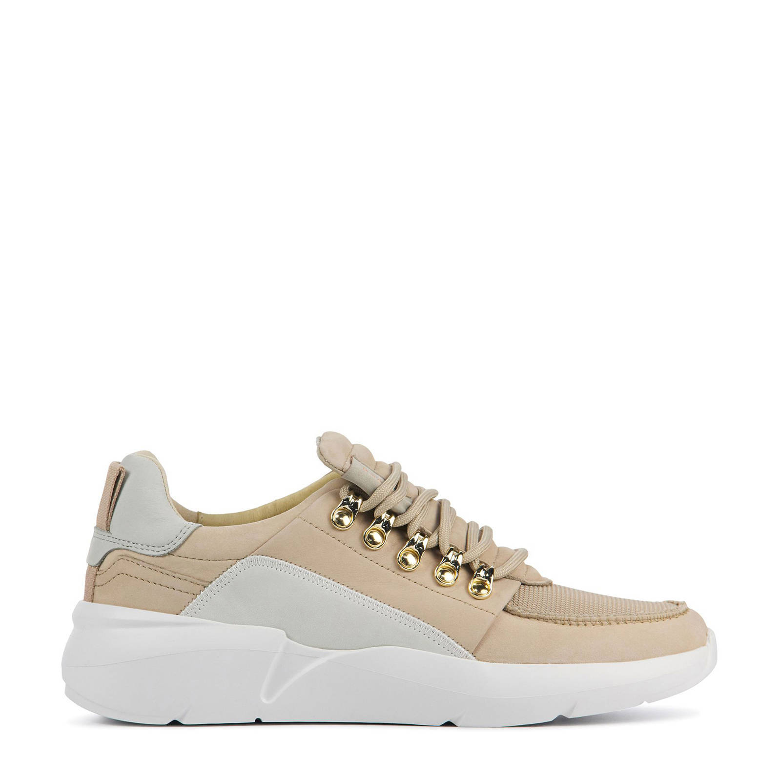 Nubikk Roque Roman nubuck sneakers beige | wehkamp