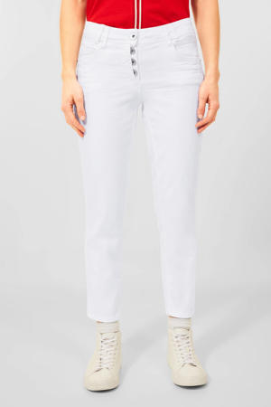 cropped slim fit jeans Scarlett white denim