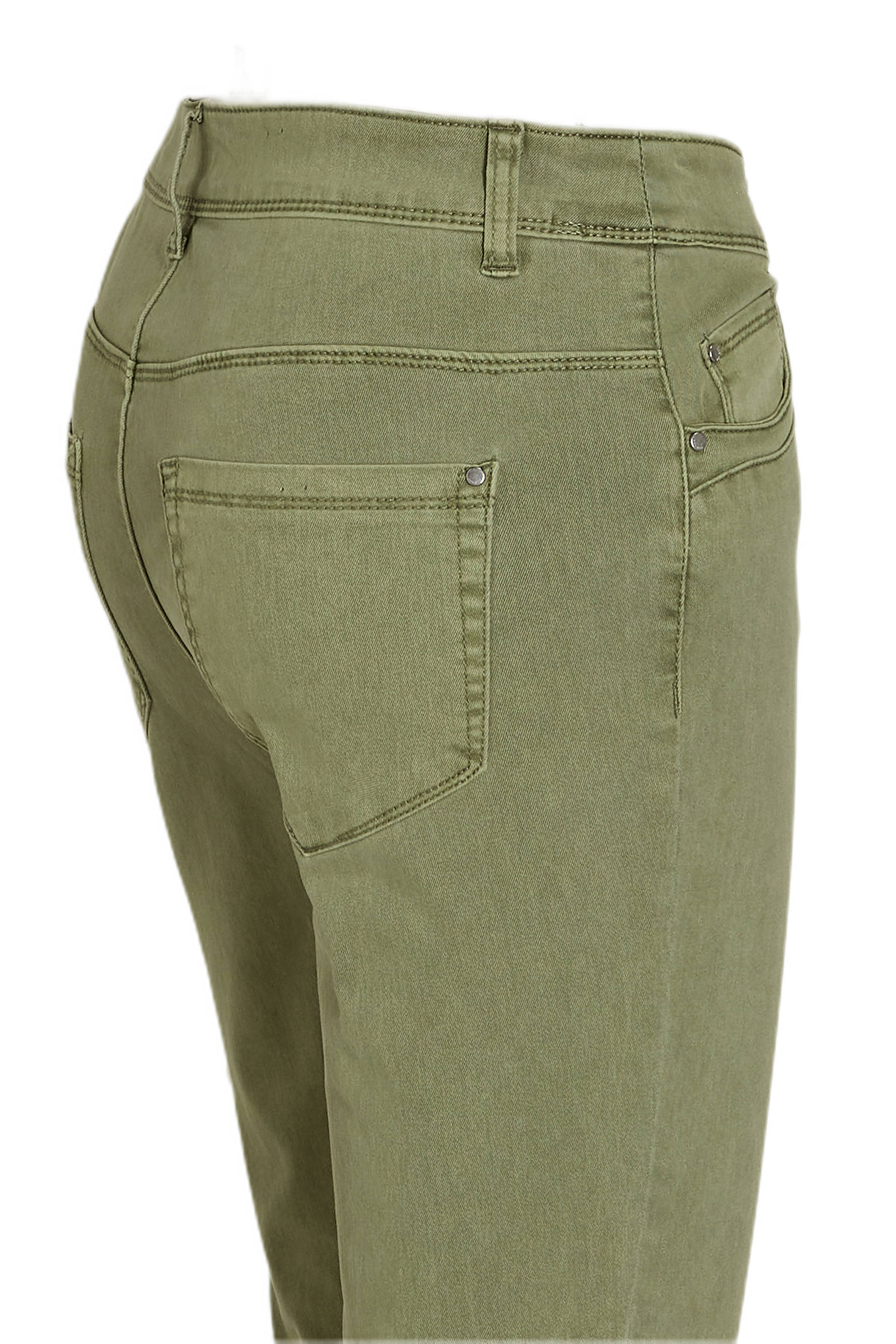 C\u0026A slim fit broek groen | wehkamp