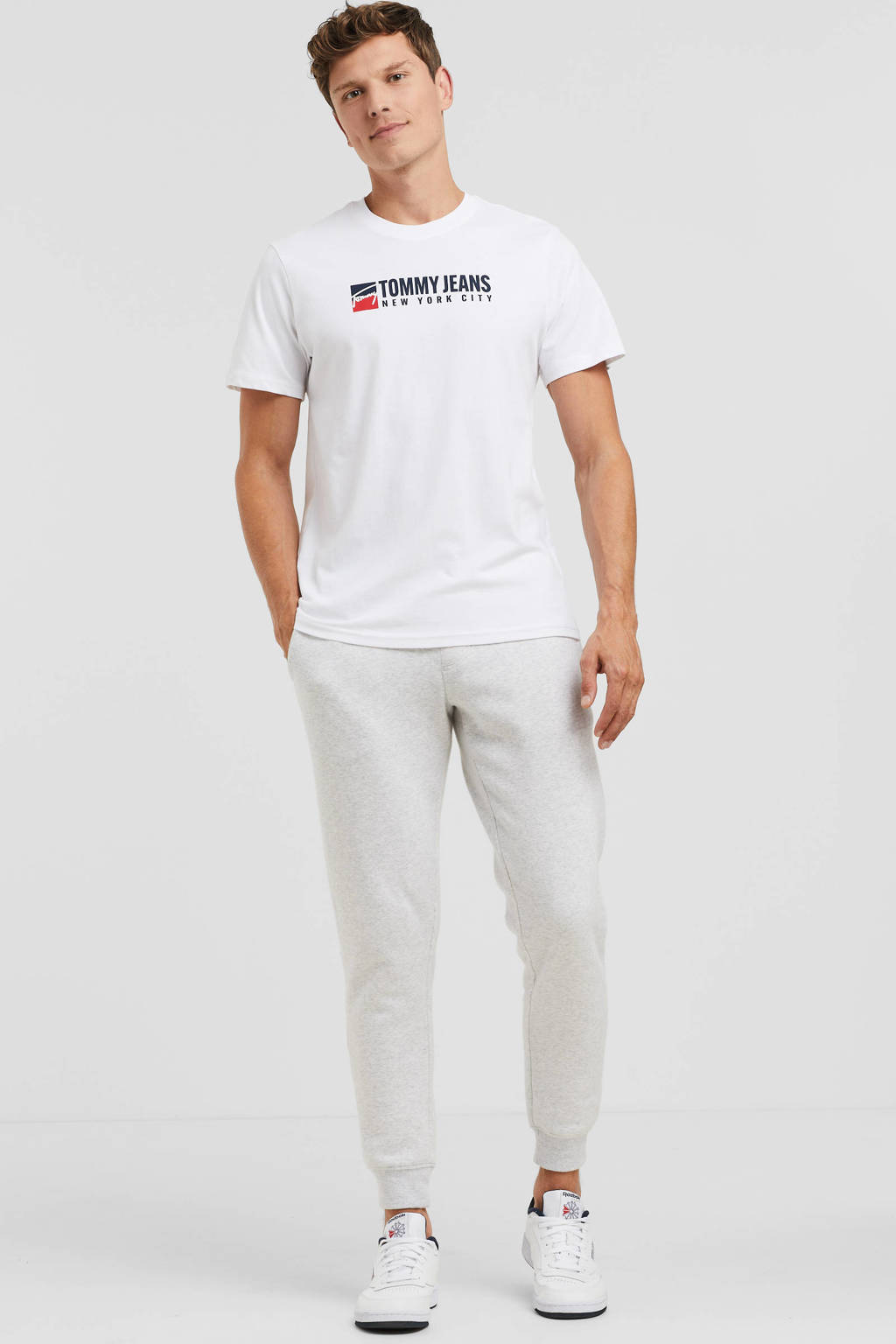 Tommy Jeans T-shirt van biologisch katoen white
