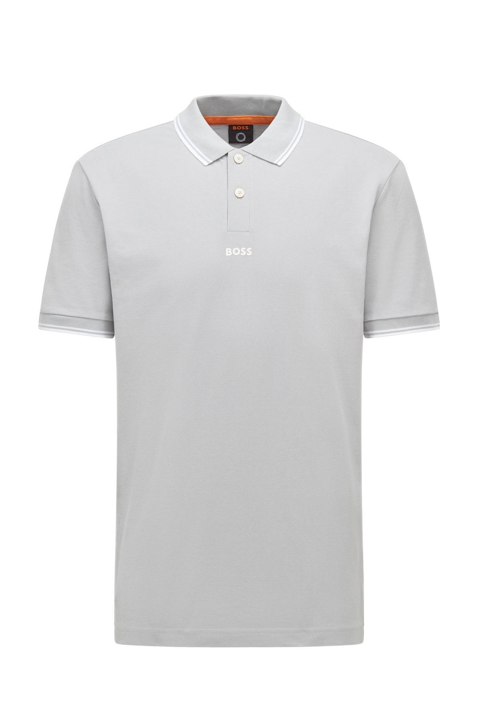 grey boss polo