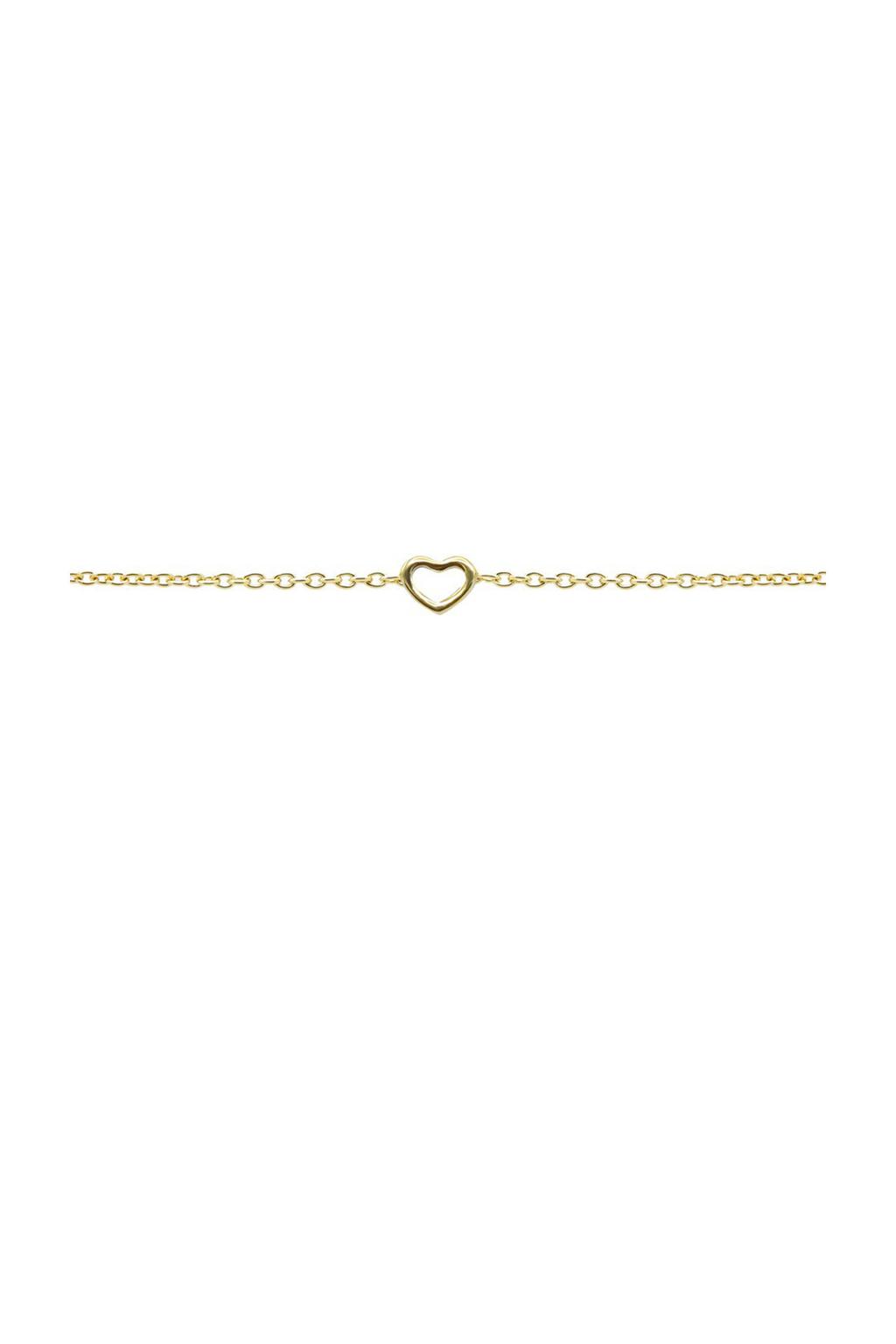 KARMA Jewelry gold plated armband Open Heart