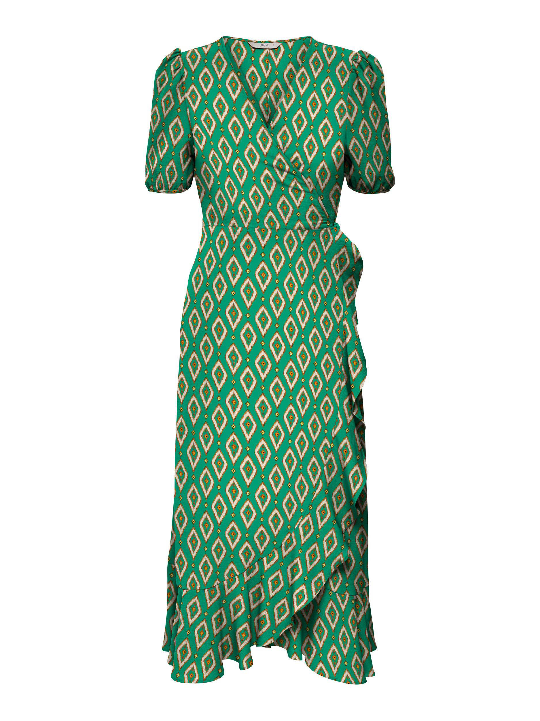 Loavies Volante jurk volledige print casual uitstraling Mode Jurken Volante jurken 