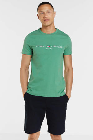 T-shirt van biologisch katoen central green