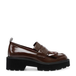 Marleigh  chunky loafers donkerbruin