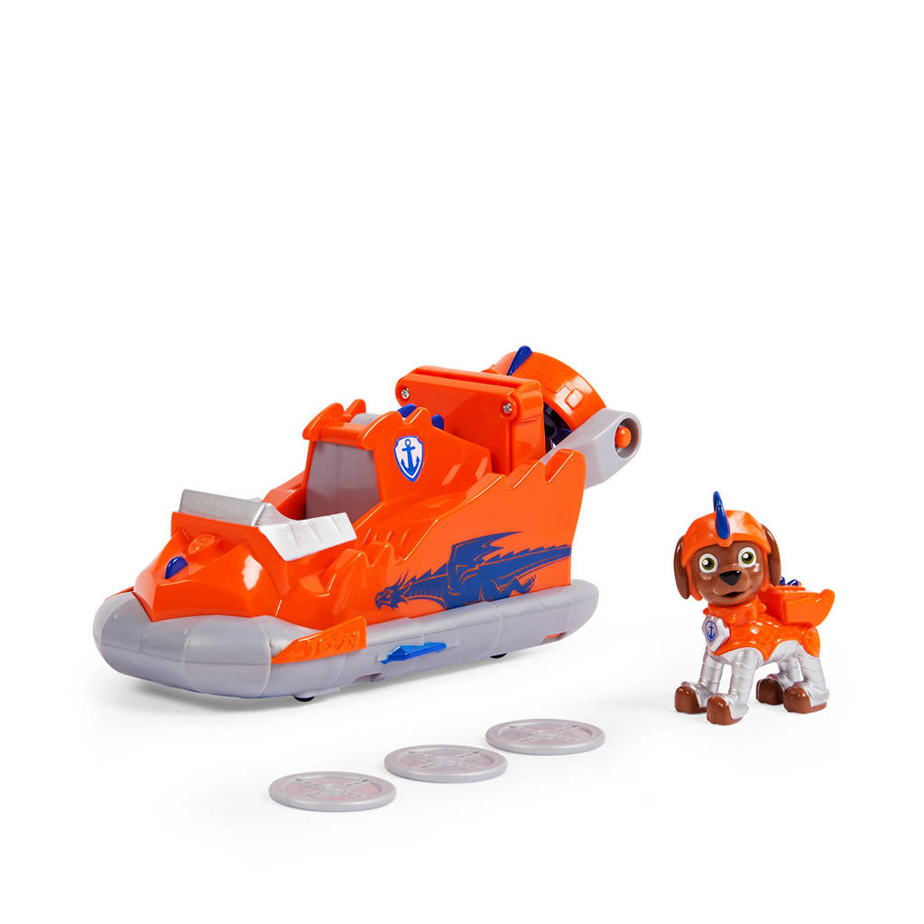 Paw Patrol  Rescue Knights Deluxe Vehicle Zuma, Rood