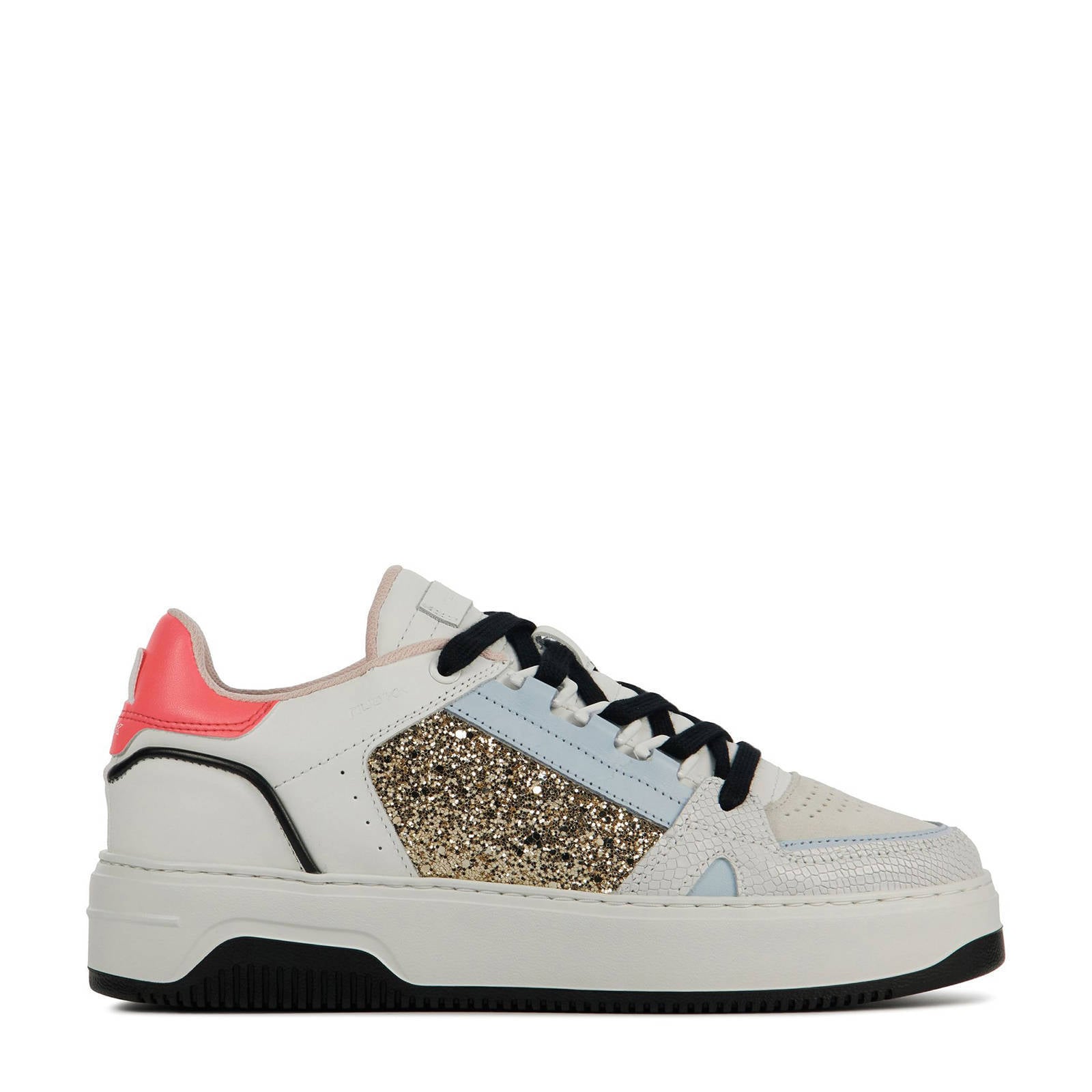 NUBIKK® Rox Red Croco | Witte Sneaker | Officiële webshop