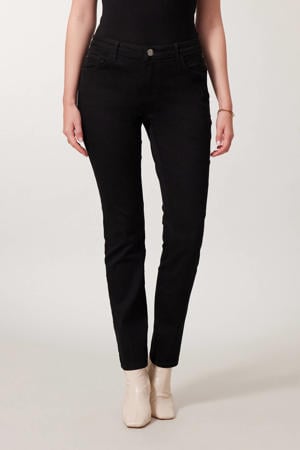 slim fit broek Elise lengte 32 inch zwart