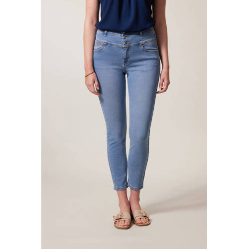 Miss Etam high waist skinny jeans Havanna L28 bleached denim