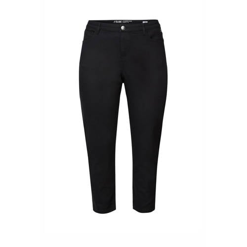 Miss Etam Plus slim fit jeans Elise 7/8 black afbeelding