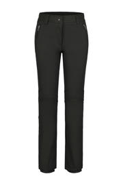 thumbnail: Zwarte dames Icepeak skibroek Entiat van polyester met rits- en knoopsluiting en effen
