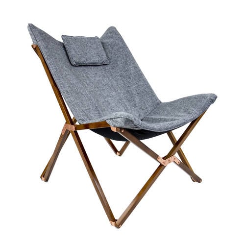 Wehkamp Bo-Camp relaxstoel BC UO Relaxstoel Bloomsbury M grijs aanbieding