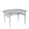 Bo-Camp Premium campingtafel ovaal met afneembare poten (120x80 cm)
