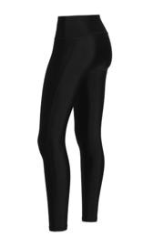 thumbnail: Zwarte dames Under Armour sportlegging van polyester met slim fit, regular waist en elastische tailleband