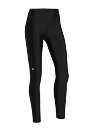 thumbnail: Zwarte dames Under Armour sportlegging van polyester met slim fit, regular waist, elastische tailleband en effen