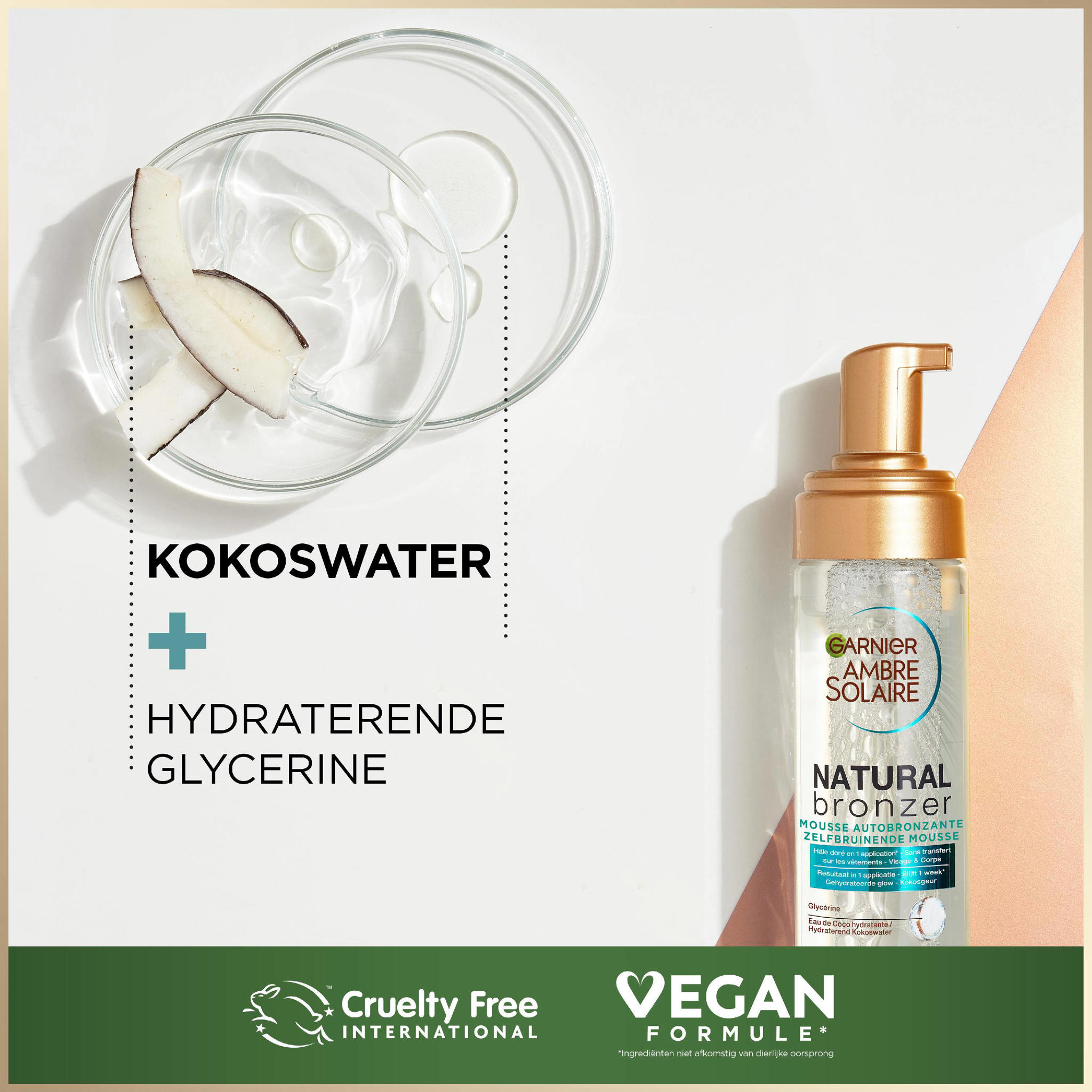 Garnier Ambre Solaire Self Tan Mousse zelfbruiner 200ml wehkamp