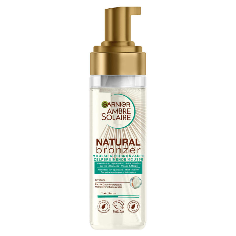 Garnier Ambre Solaire Self Tan Mousse zelfbruiner 200ml wehkamp