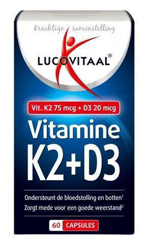 Lucovitaal K2+D3 Vitamine - 60 Capsules | Wehkamp