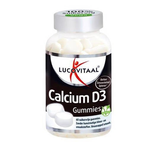 Wehkamp Lucovitaal Calcium D3 Gummies - 60 gummies aanbieding