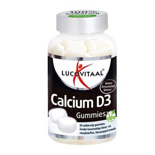 Wehkamp Lucovitaal Calcium D3 Gummies - 60 gummies aanbieding