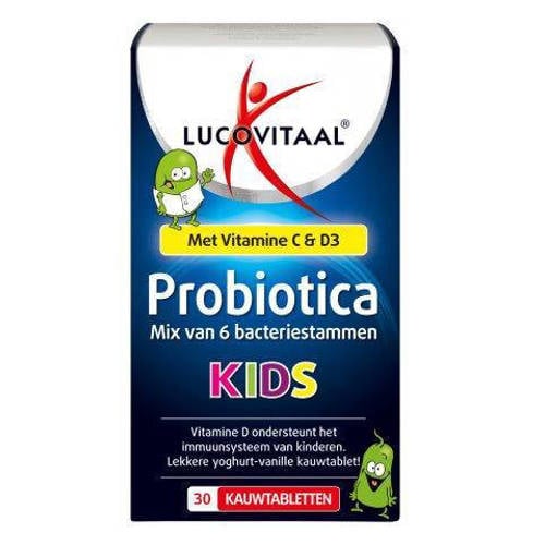 Lucovitaal Probiotica Kids - 30 kauwtabletten