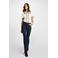 Morgan high waist flared jeans dark denim