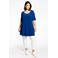 YOEK Travelstof tuniek DOLCE blauw