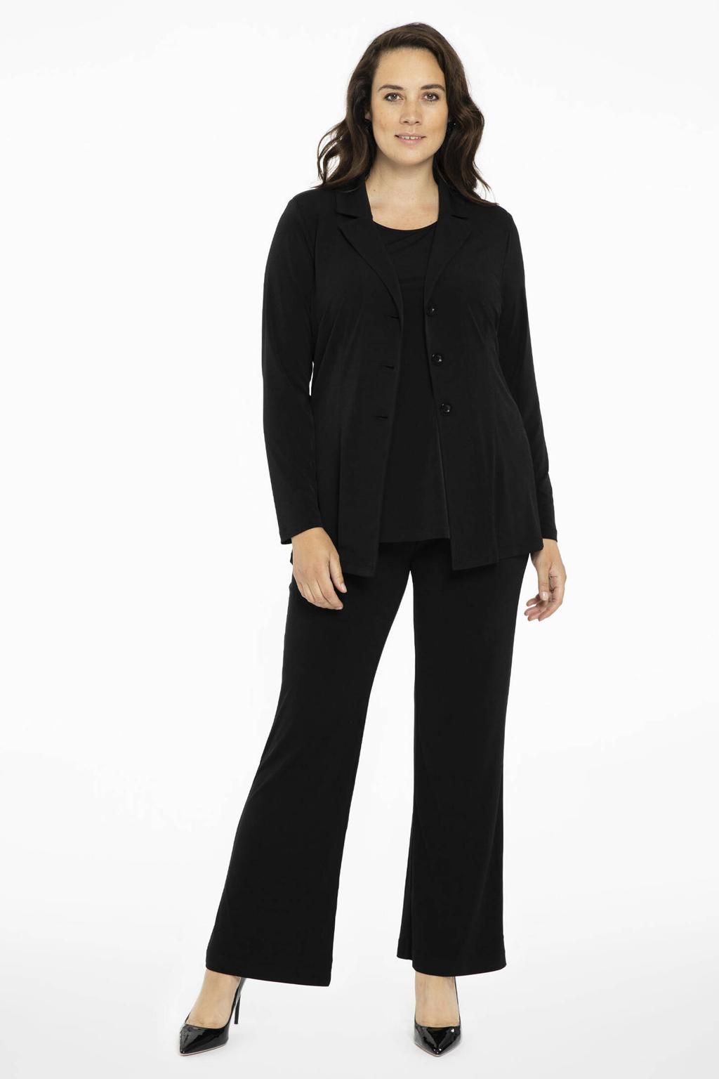 YOEK Travelstof blazer zwart