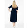 YOEK T-shirtjurk DOLCE met plooien donkerblauw