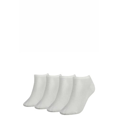 Tommy Hilfiger sneakersokken - set van 4 wit afbeelding
