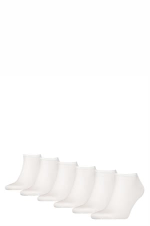 sneakersokken - wit (set van 6)