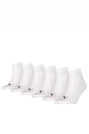 sokken met logo - wit (set van 6)