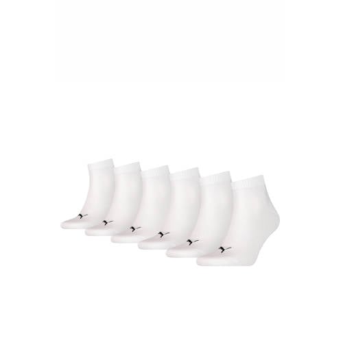 Puma sokken met logo - set van 6 wit afbeelding