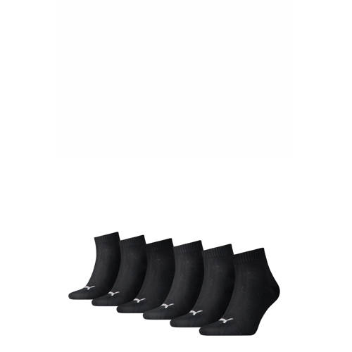 Puma sokken met logo - set van 6 zwart