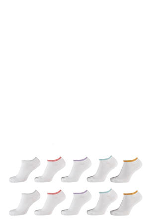 sneakersokken - set van 10 wit