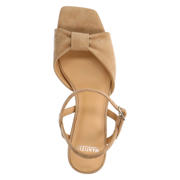 thumbnail: Manfield suède sleehakken beige