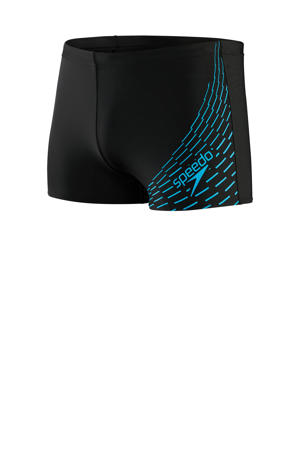 ECO Enduraflex zwemboxer Meldey Logo zwart/blauw
