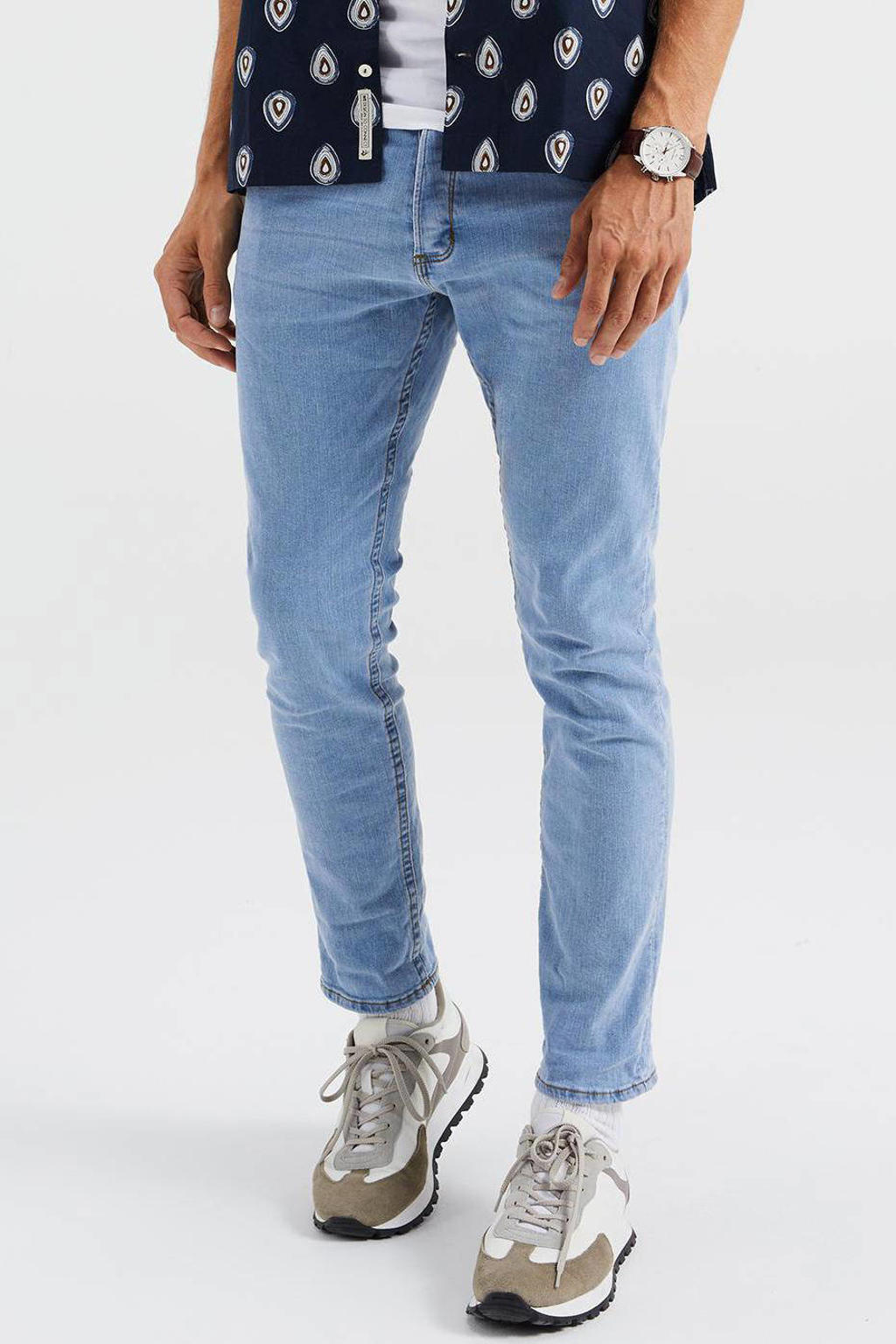WE Fashion Blue Ridge slim fit jeans light denim
