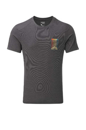 outdoor T-shirt Vintage antraciet