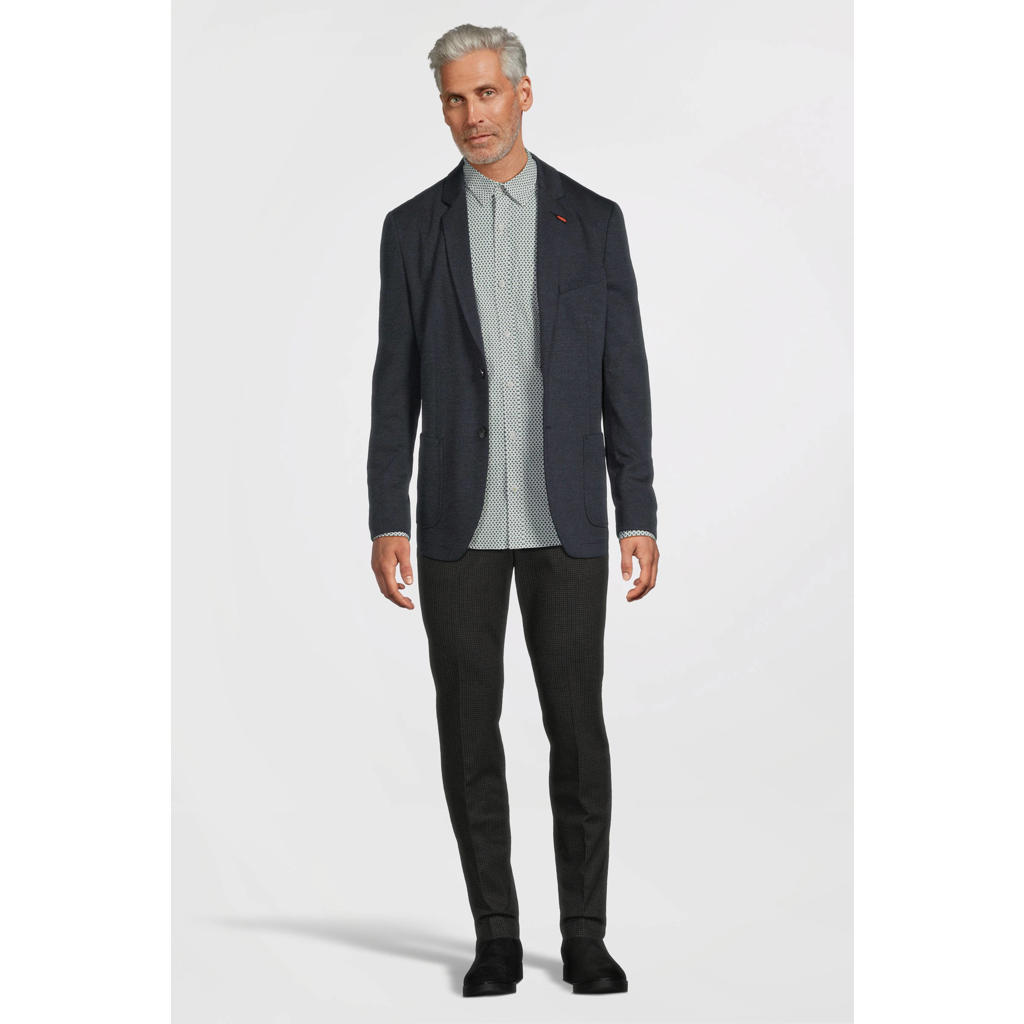 LERROS gemêleerd slim fit colbert classic navy