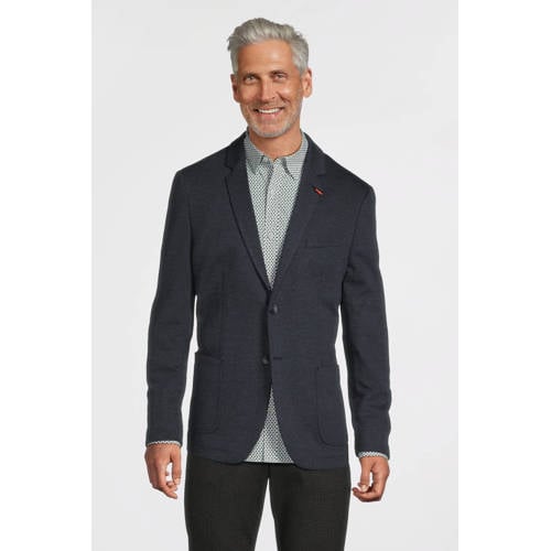 LERROS gemêleerd slim fit colbert classic navy afbeelding