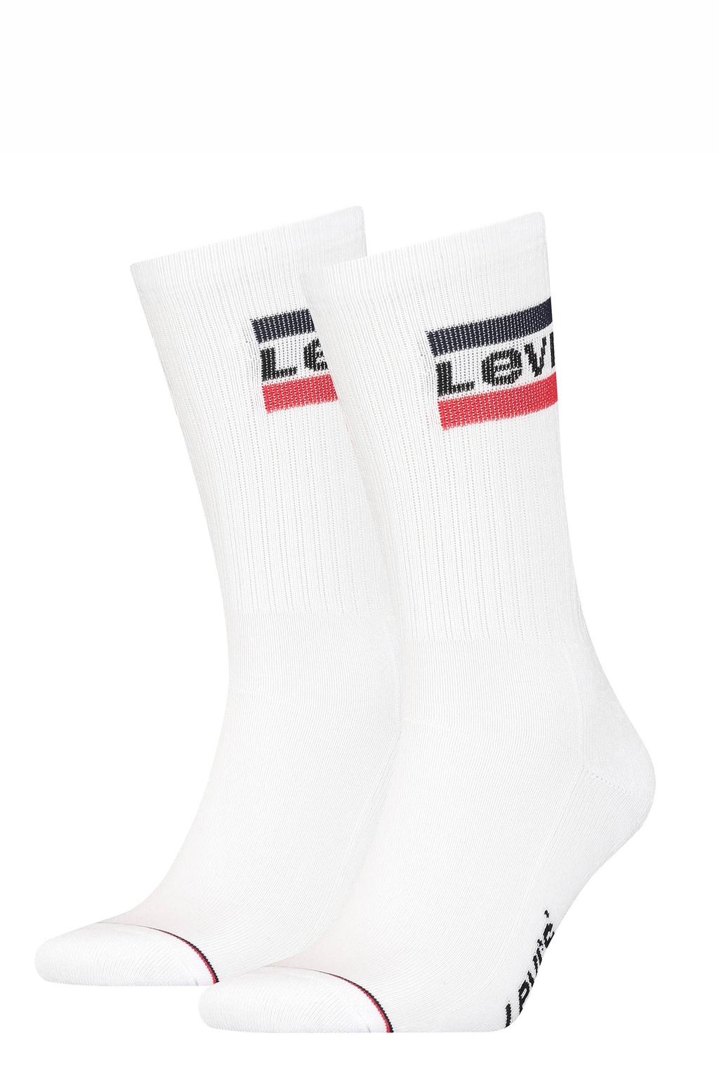 Levi's sokken met logo - wit (set van 2)
