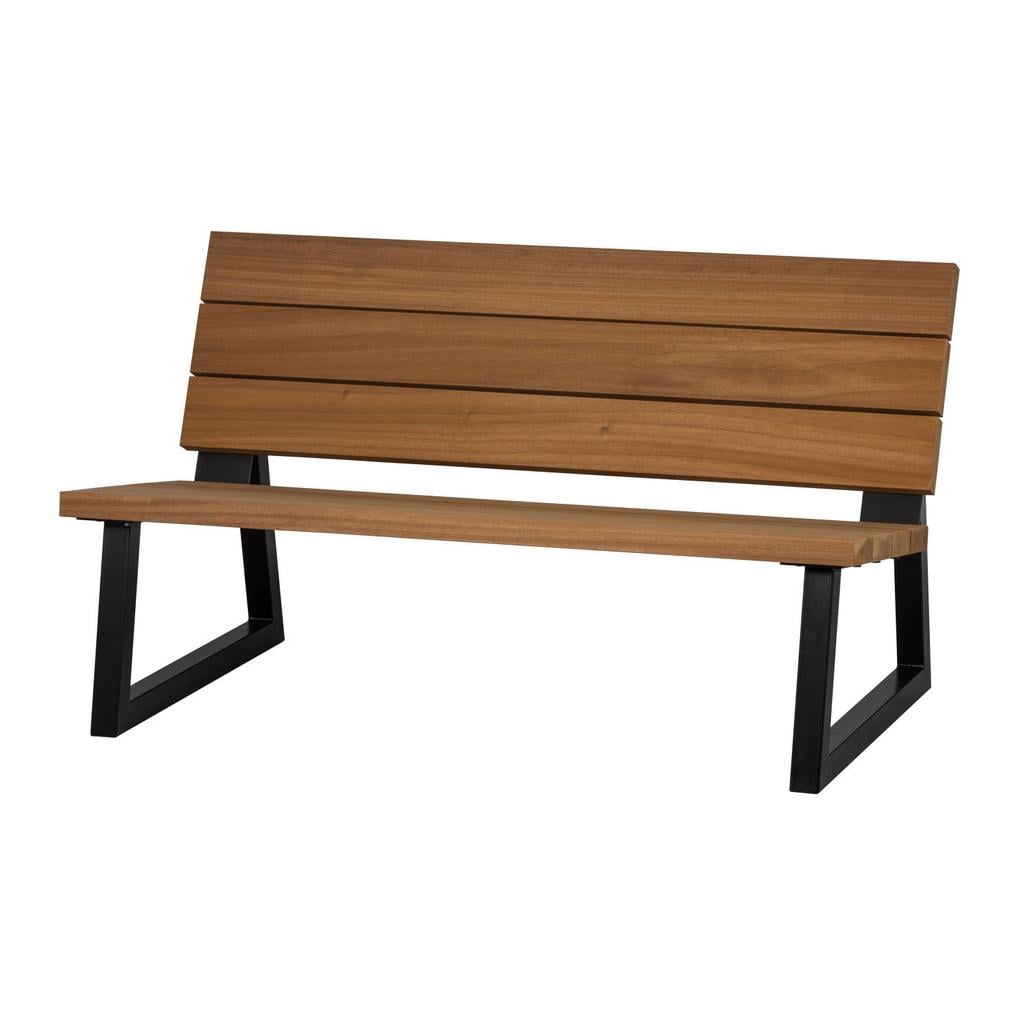 WOOOD WOOOD Banco Tuinbank - Hout/Metaal - Naturel - 78x132x82