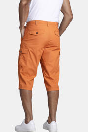 thumbnail: Jan Vanderstorm loose fit cargo short JERE Plus Size oranje
