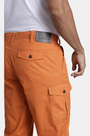 thumbnail: Jan Vanderstorm loose fit cargo short JERE Plus Size oranje