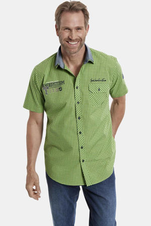 casual overhemd lichtgroen