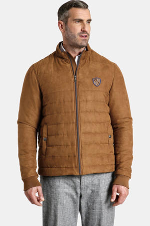 gewatteerde jas SIR LAWRENCE Plus Size bruin