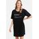 Dreamcovers bigshirt met printopdruk zwart/wit