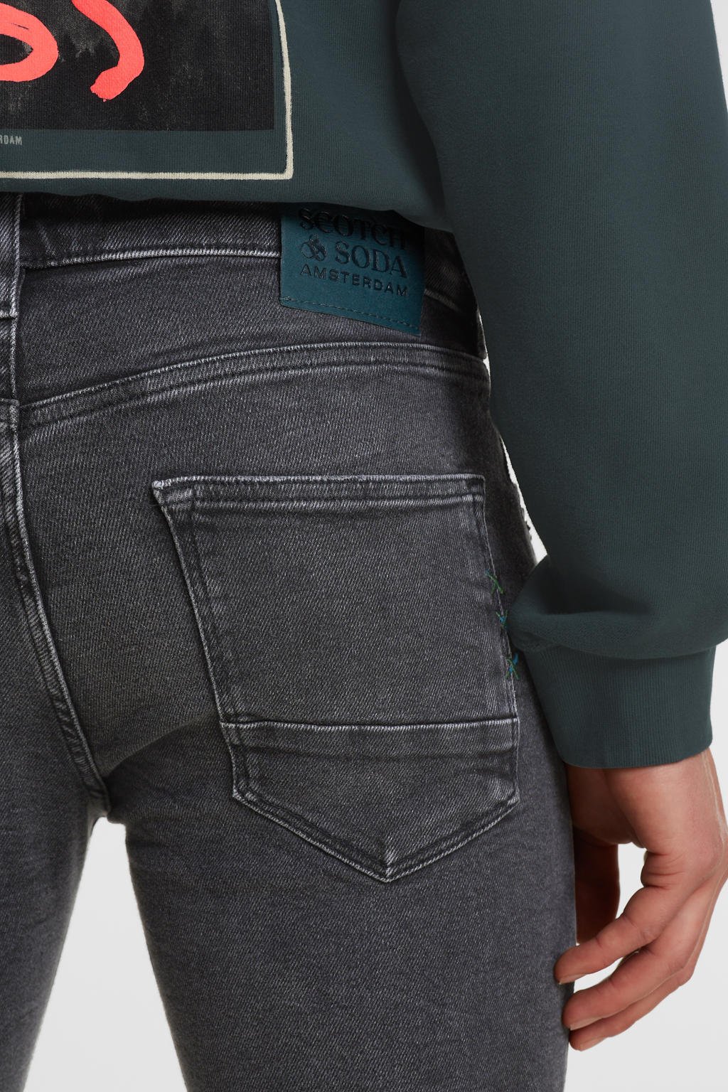Scotch & Soda skinny jeans Skim carbon | wehkamp
